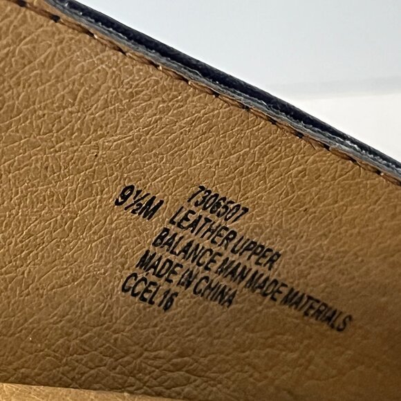 Softspots Strappy Slingback Leather Block Stack Heel Sandals Black Women's 9.5M - Picture 8 of 13